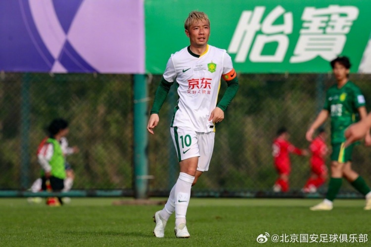 开云-今天下午，北京国安进行在海口冬训阶段的第一场队内教学赛